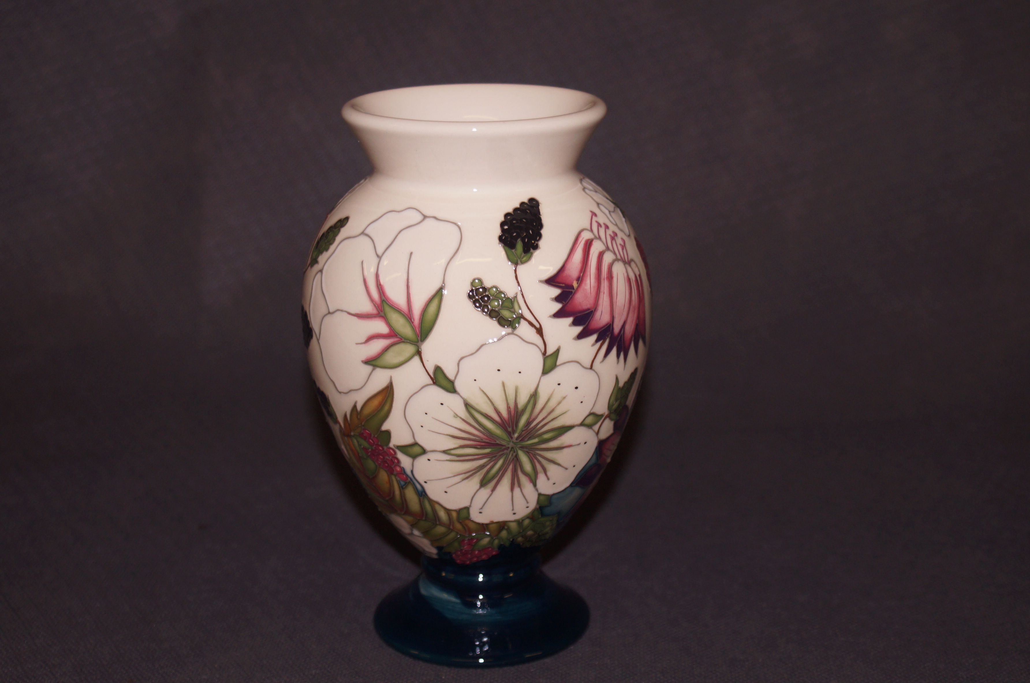 Moorcroft Bramble revisited vase18cm