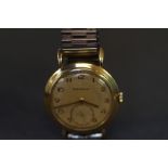 9 ct gold cased vintage Jaeger- LeCoultre wristwat