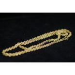 9ct gold rope chain 11 grams