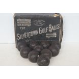 Very rare collection of Silvertown golf balls, all
