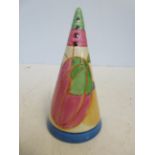 Clarice Cliff Fantasque Bizarre Sugar Shaker 14cm