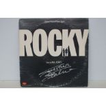 Rocky original motion picture LP, signed Sylvester
