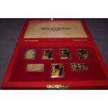 Box set of silver stamps (7 total) - To commemorat