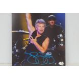 Jon Bon jovi signed picture coa stamp from vsautog