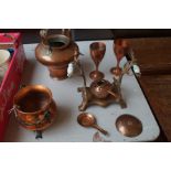 Collection of copper ware