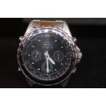 Gents Seiko Sports 150 chronograph wristwatch, bez
