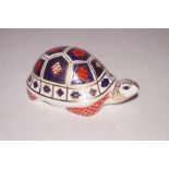 Royal crown derby imari turtle silver stopper