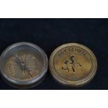 Brass boy scouts compass