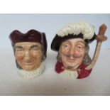 2 Royal Doulton toby jugs, Simon The cellarer D550