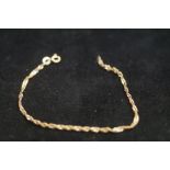 9ct Gold bracelet