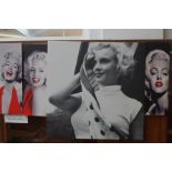 4 Marilyn Monroe wall canvases