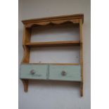 Pine wall shelf