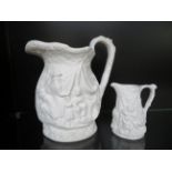 2x portmerion jugs -height 22cm