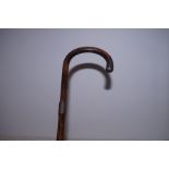 Silver top walking cane