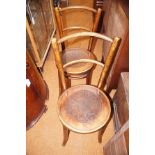 2x Bentwood chairs