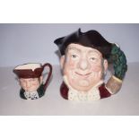 2 x Royal Doulton character Jugs