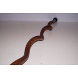 Irish Leprechaun twist walking stick