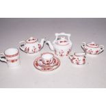 Minature Coalport Indian tree tea set - Possibly f