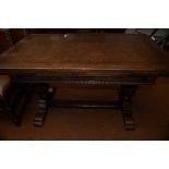 Extending draw leaf dining table, matching previou