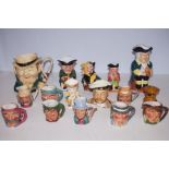 16 Various Toby Jugs