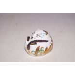 Royal crown derby mouse with gold stopper