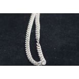 Silver curb Chain 23", 35 g