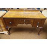 Walnut Vernier knee hole desk