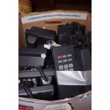 Collection of 8 Toshiba telephones