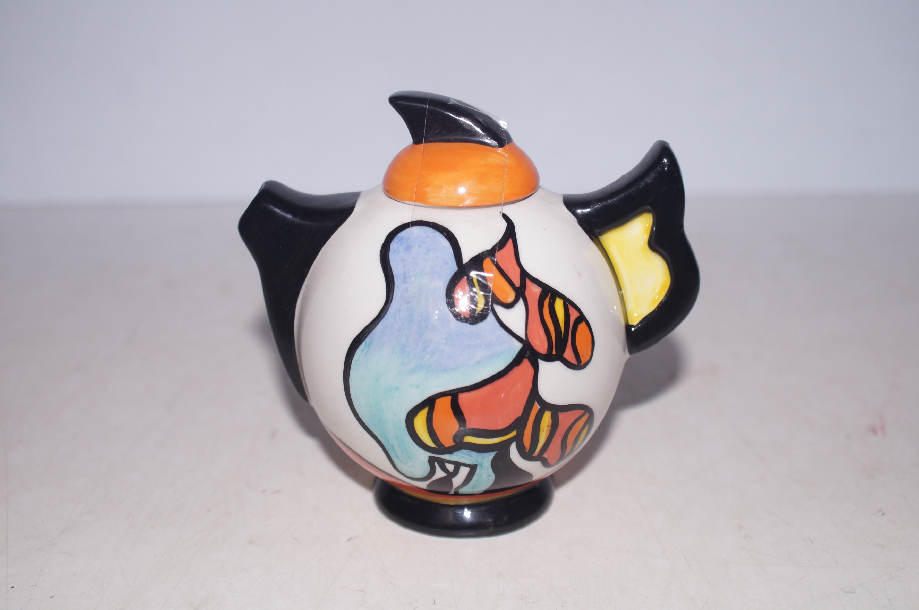 Lorna Bailey The beeches small teapot Height 11 cm
