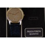 Bulova Accutron quartz wristwatch with box & paper