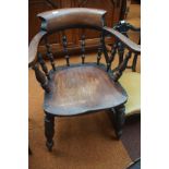 Early 20th century smokers chair