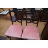 Pair of early 20th century chairs