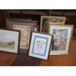 Large collection of prints & paintings