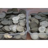 Collection of British coins to include many florin