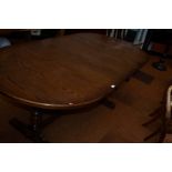 Old charm style extending dining table