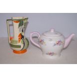 Shelley teapot together with a Myott & Sons jug