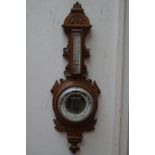 Chadburn & sons Liverpool wall barometer, rare ceramic dial