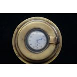 Trench art pocket watch holder, pocket watch with