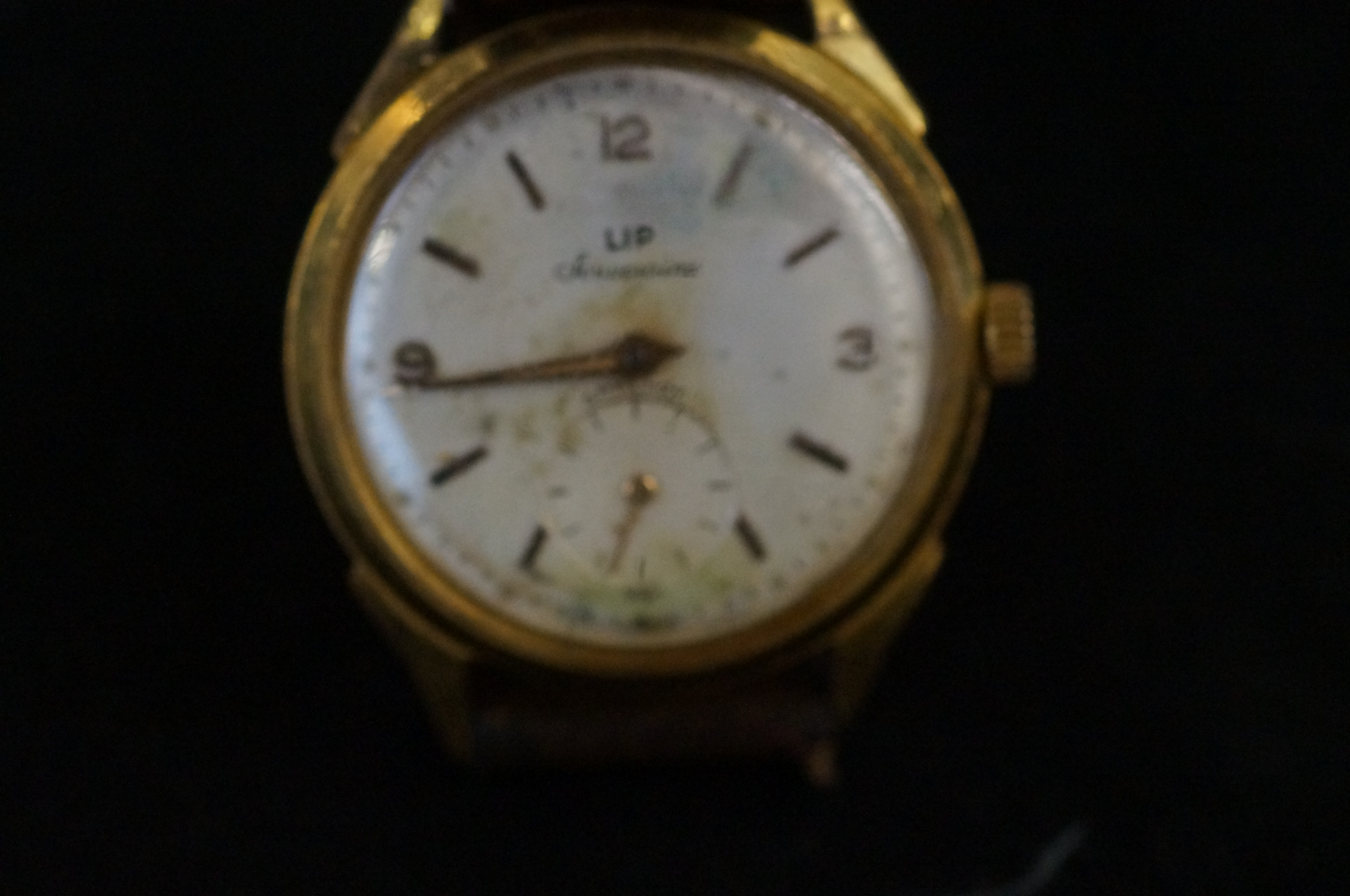 Vintage Lip Souveraine wristwatch with sub second