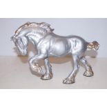 Beswick spirit of earth in custom painted silver &