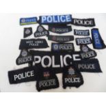 Collection of police patches