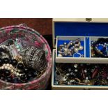 Large collection of costume jewellery