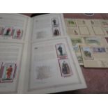 5x Albums of cigarette cards to include some silks