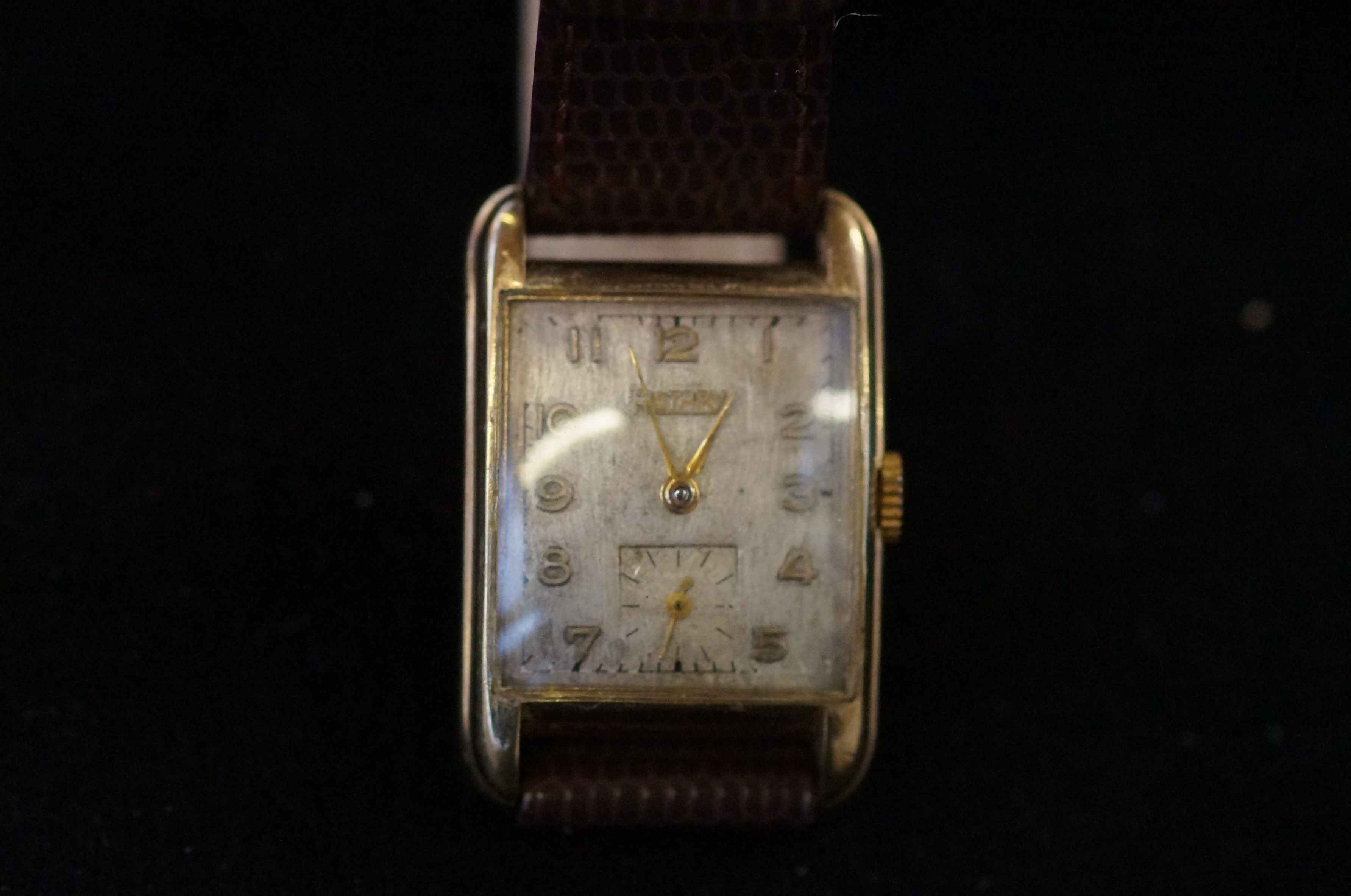 Vintage Rotary wristwatch with square sub second d