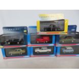 Collection of 7 vanguard corgi diecast vehicles