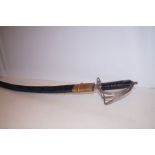 Dress sword & scabbard