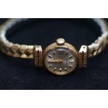 9ct Gold case Avia ladies wristwatch