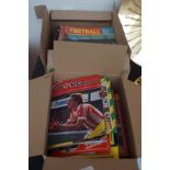 2x Boxes of vintage football programs, majority fr