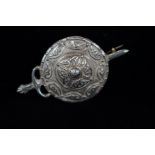 Silver Celtic brooch