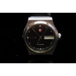 Rado Voyager day/date wristwatch, currently tickin